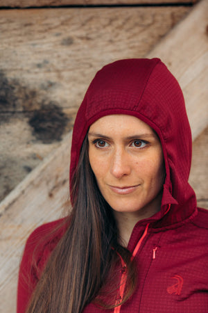 Pro Full-Zip Hoody AP1 Maple Red