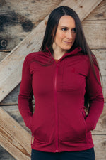 Pro Full-Zip Hoody AP1 Maple Red