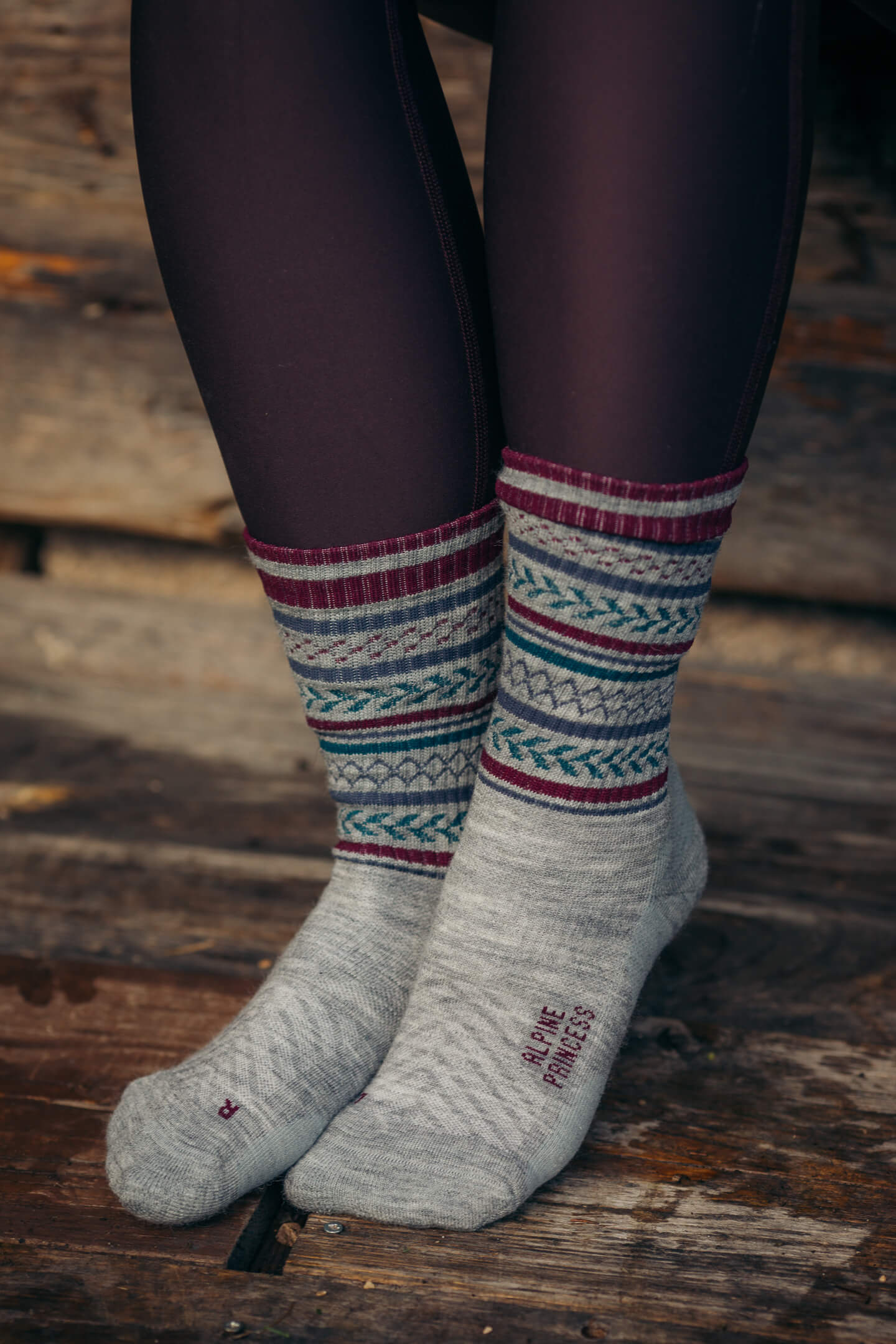 Abisko Merino Socks - Holly