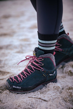 Summit Hike Crew Socks Midnight