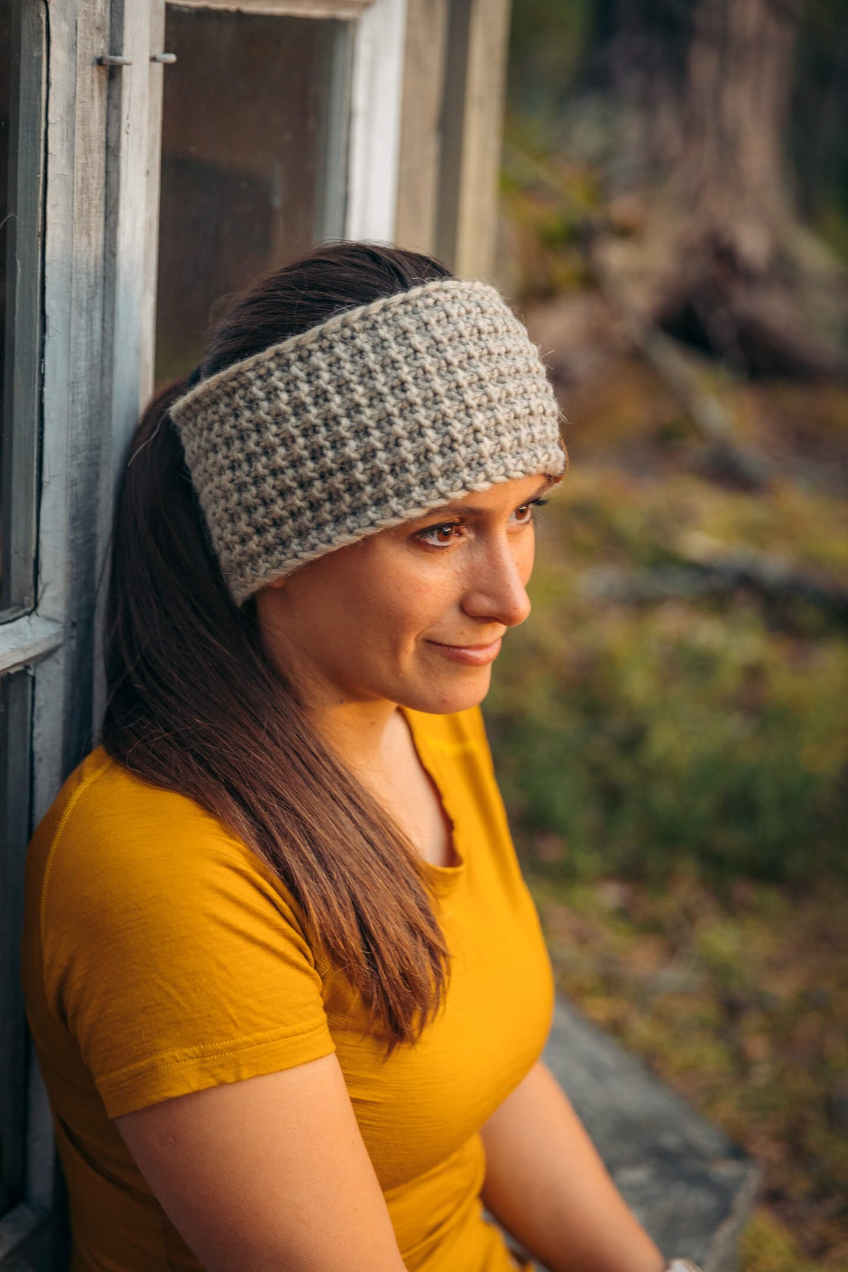 Sand Knitted Headband