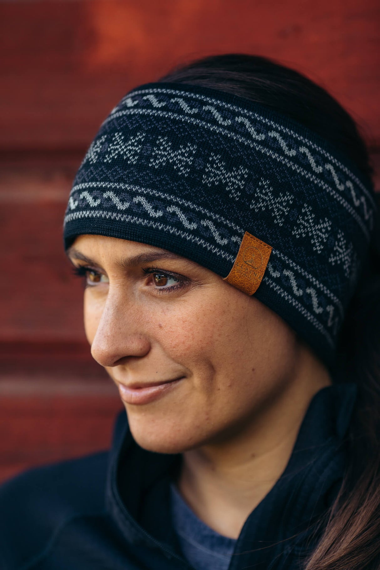 Abisko Knitted Headband Arctic Night