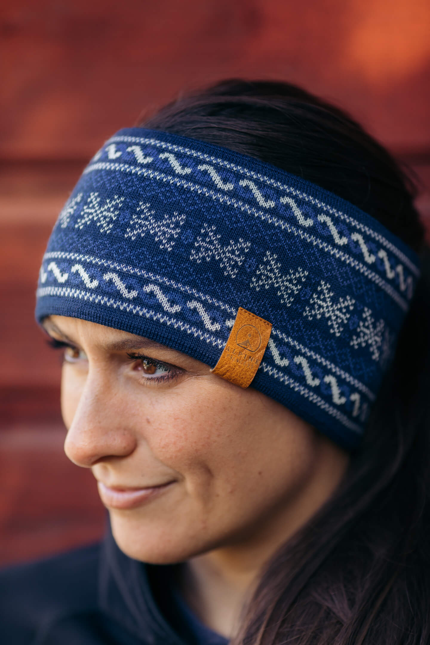 Abisko Knitted Headband Nordic Blue