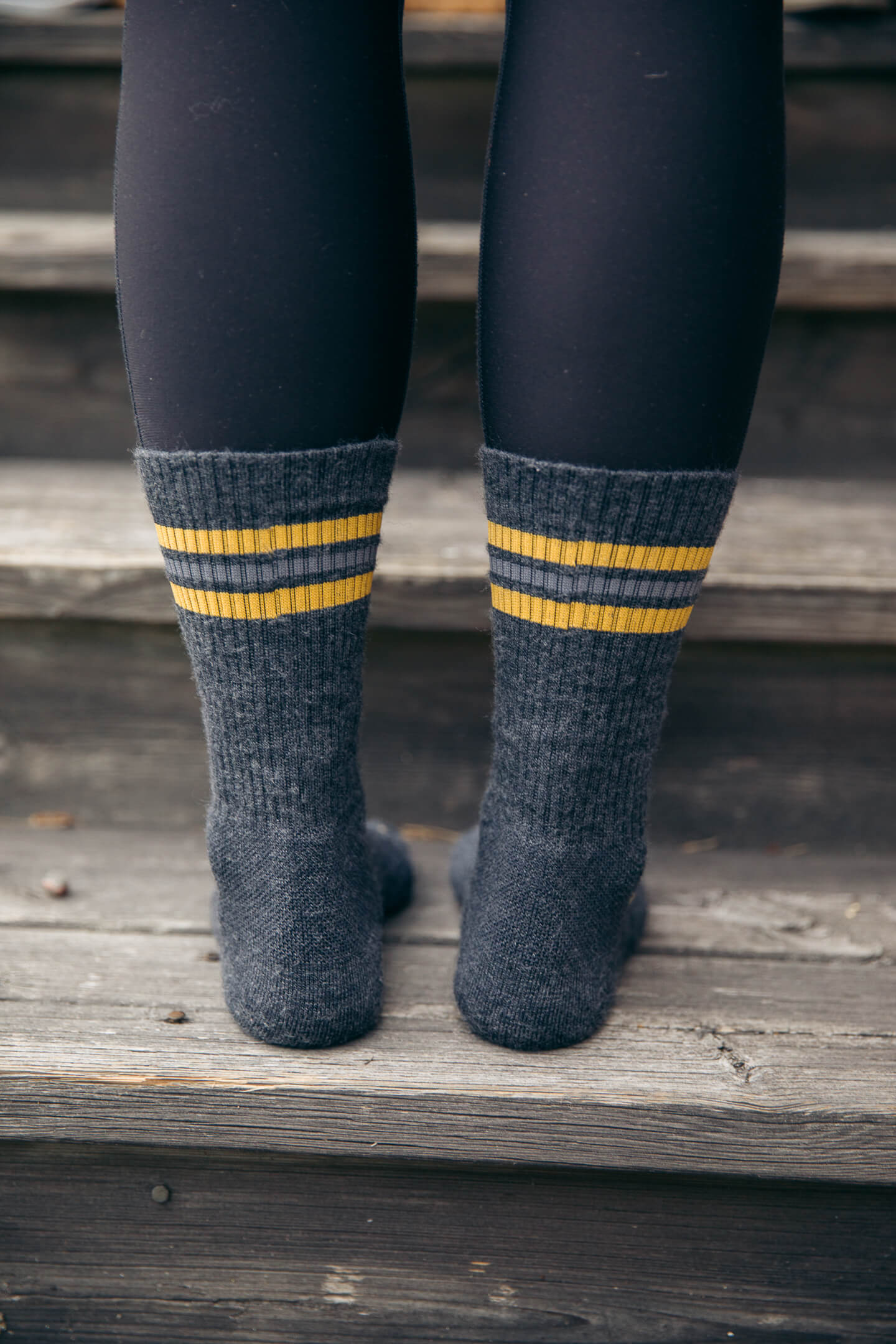 Abisko Merino Socks - Larch Yellow