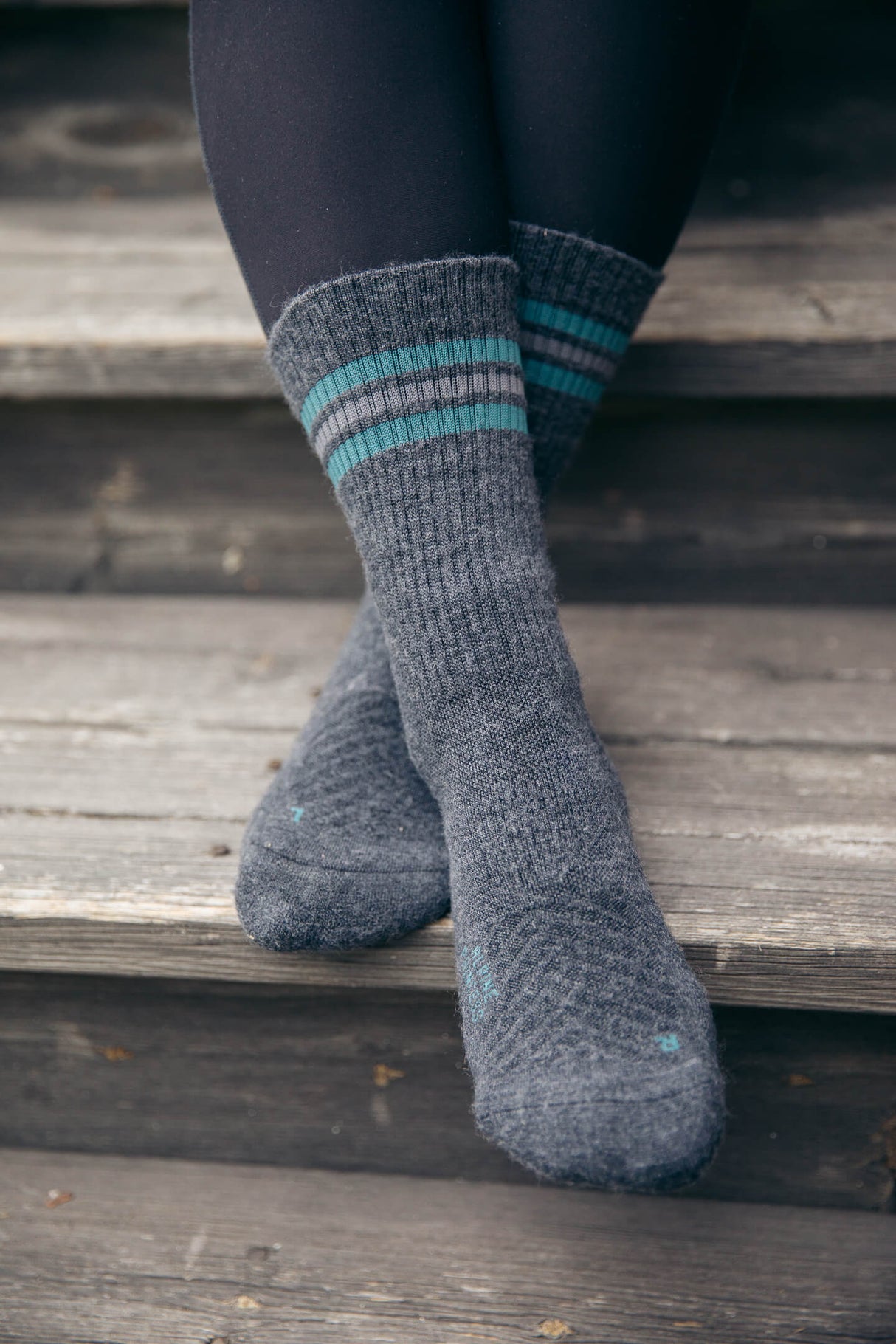 Abisko Merino Socks - Petrol