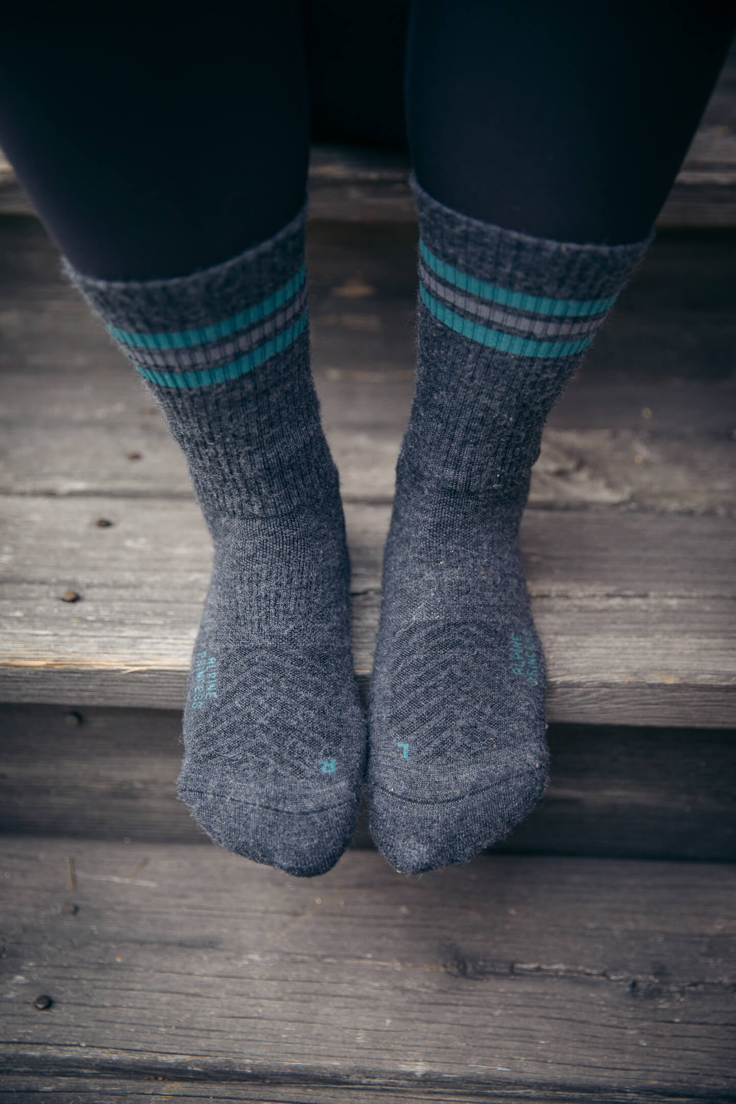 Abisko Merino Socks - Petrol