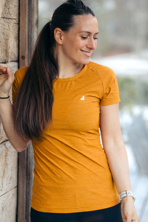 Summit Short Sleeve Tee Marigold