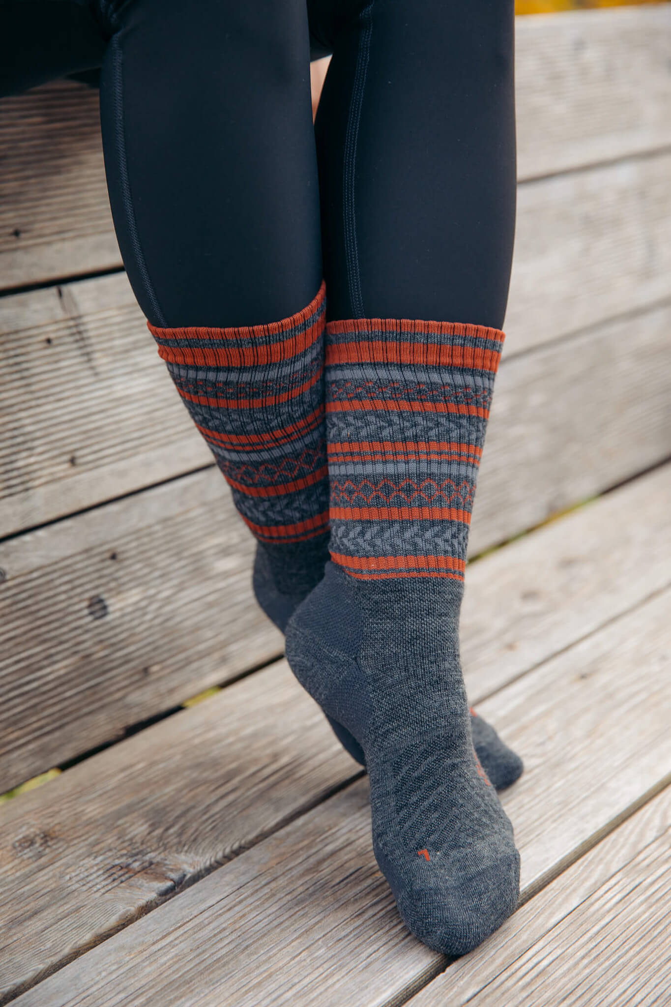 Abisko Merino Socks - Copper