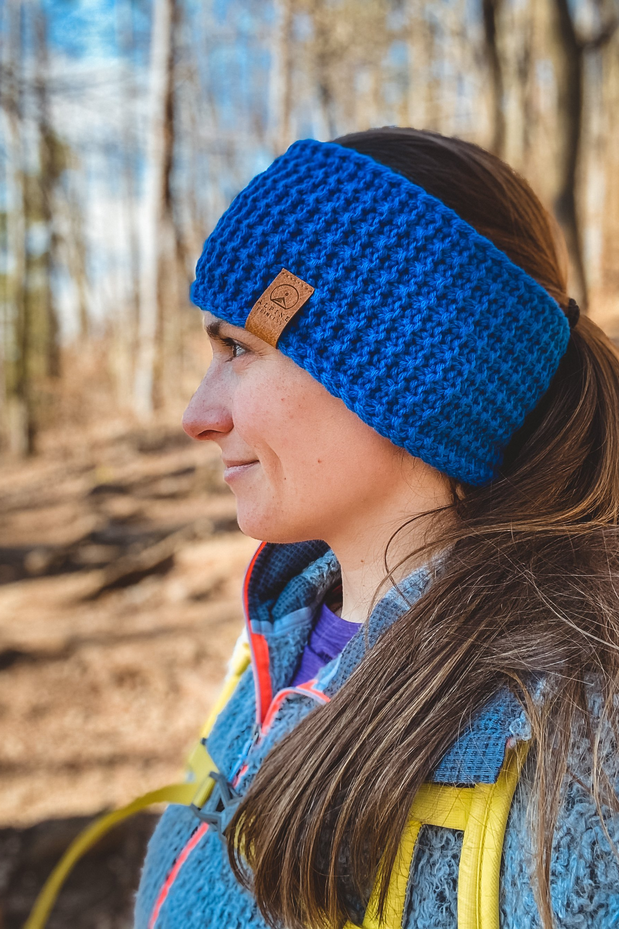 Blue Skies Knitted Headband