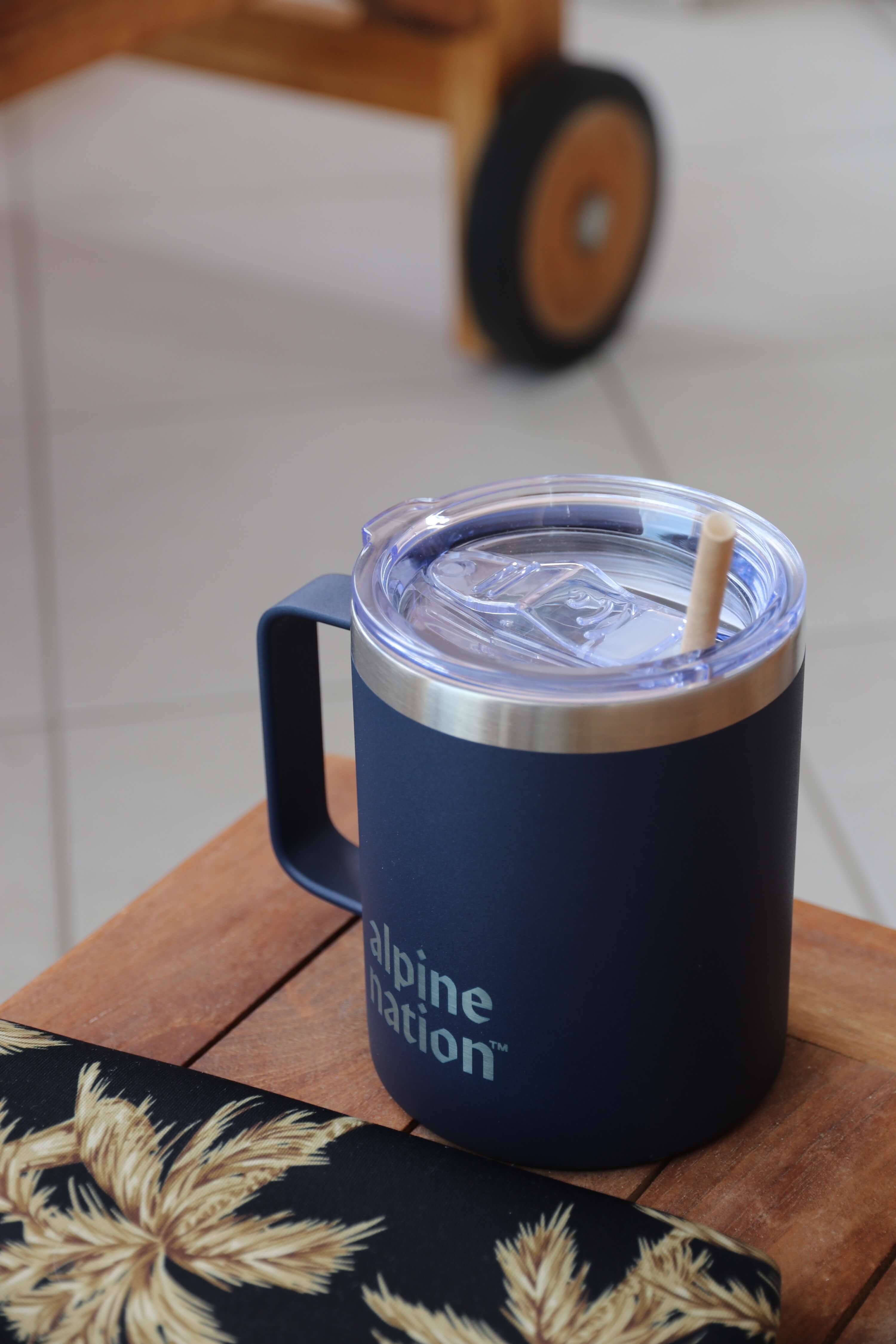 Life Is Short, Buy the Fabric Stainless Steel Vacuum Mug/Travel  Mug/Coffee Mug/Travel Cup/ - 10.3 Ounce: Coffee Cups & Mugs