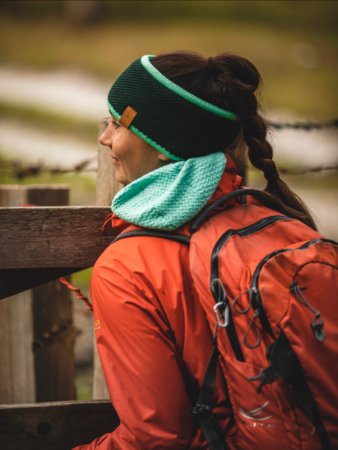 Forest Green Knitted Headband