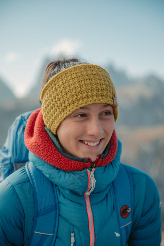 Larch Yellow Knitted Headband