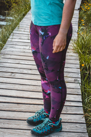 Hiker Leggings Purple Haze