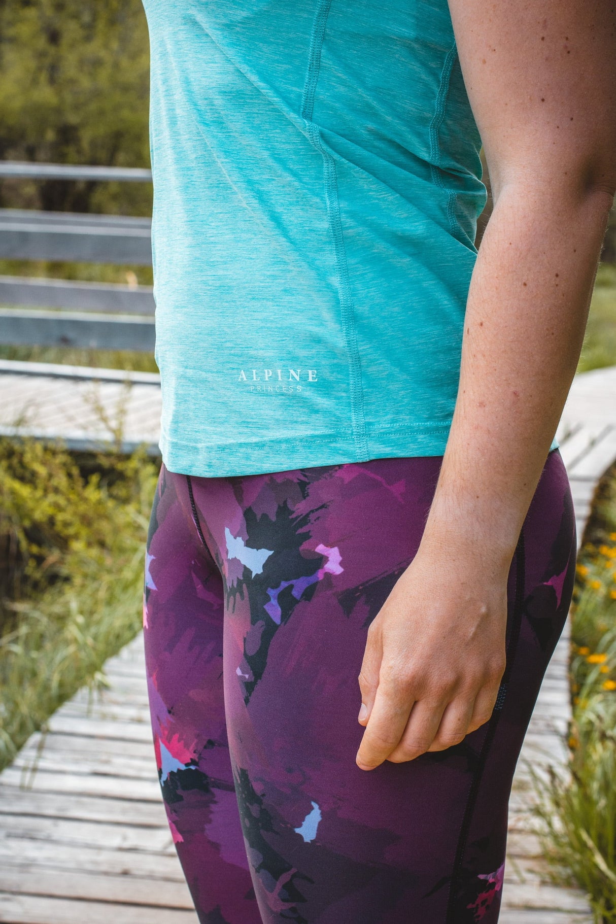 Hiker Leggings Purple Haze