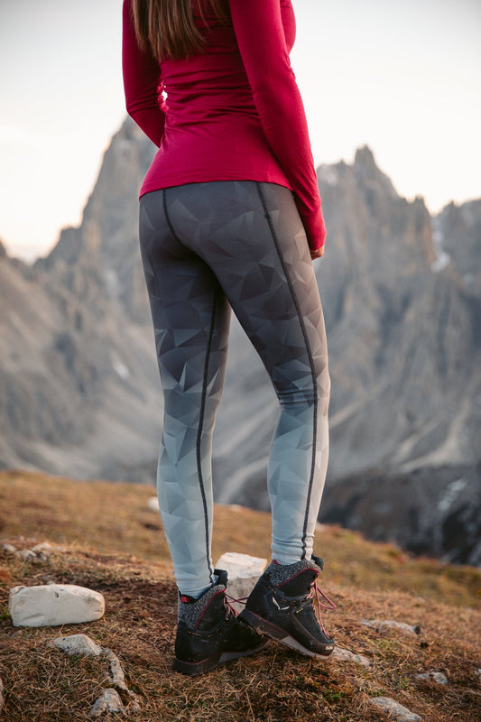 Buy Alpine Princess Women's Hiking Leggings, Outdoor Lightweight Trekking  Tights Blue Skies, Blue, Small at