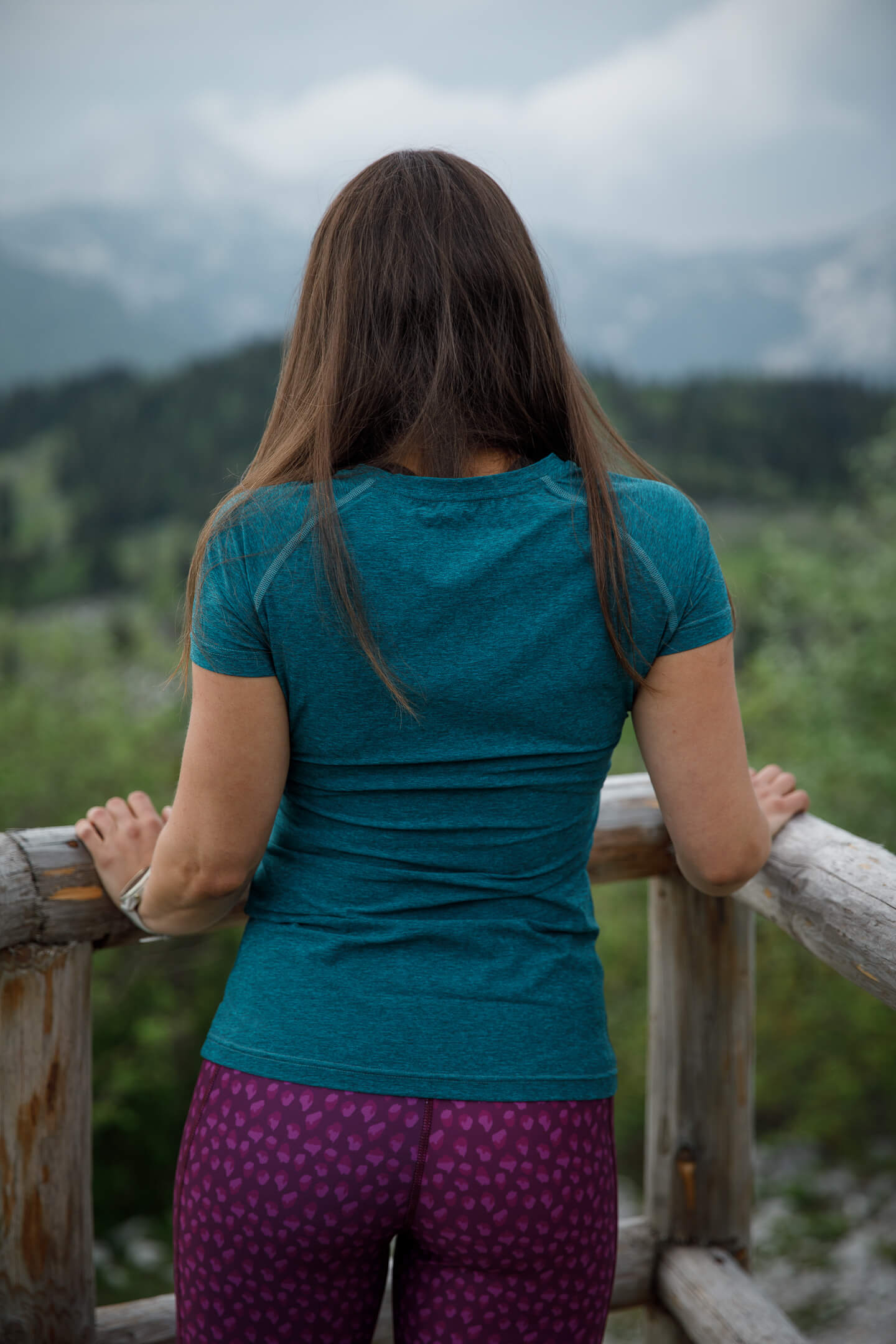 Summit Short Sleeve Tee Teal Green