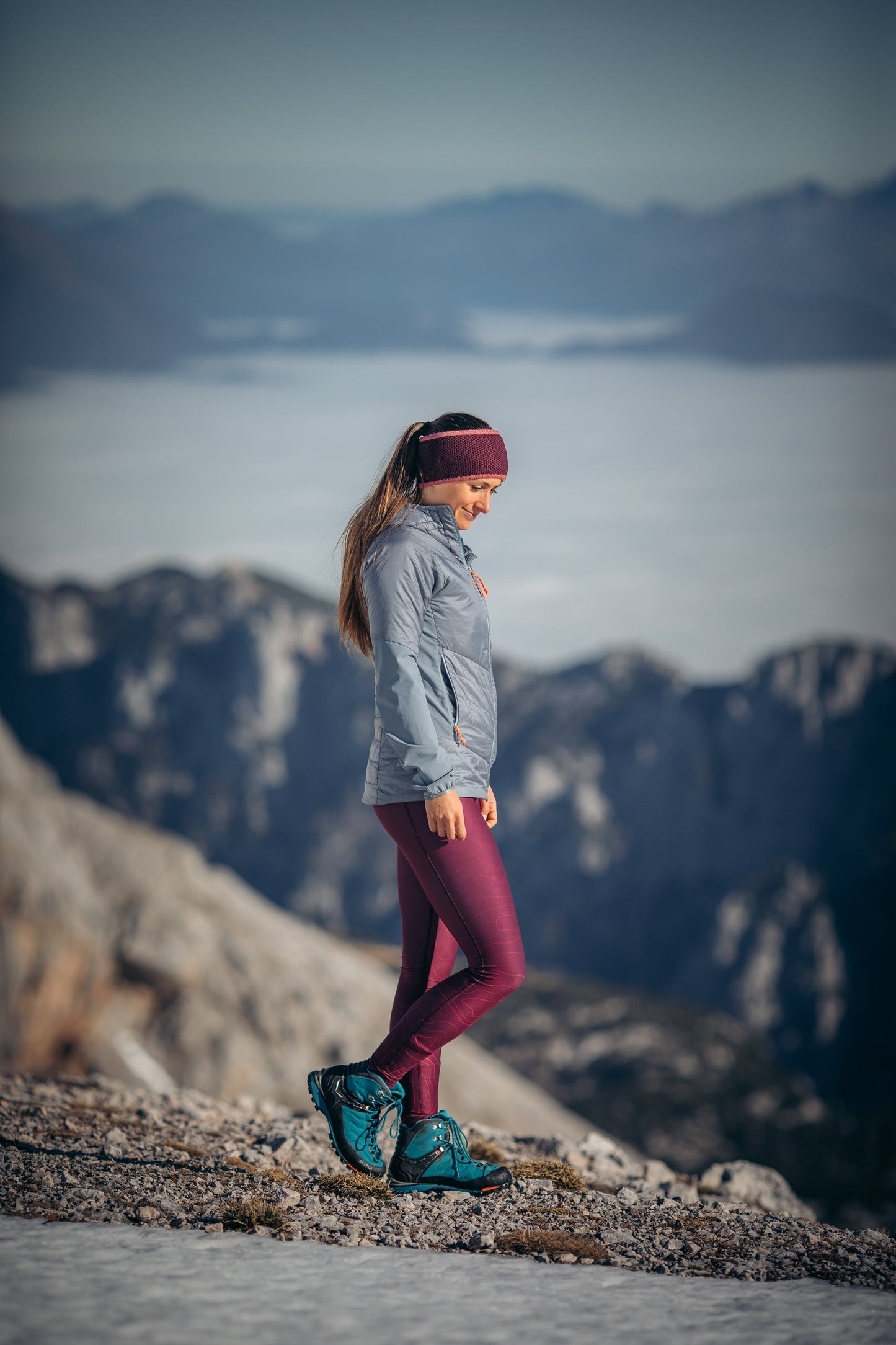 Pro Winter Leggings Purple Horizon